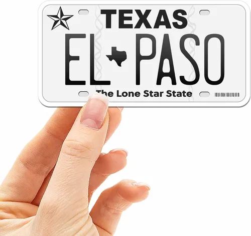 Miniatura 18 de Calcomanía para placa de matrícula de Texas, elige entre más de 50 ciudades de TX, calcomanía para parachoques de Texas para automóvil, calcomanías