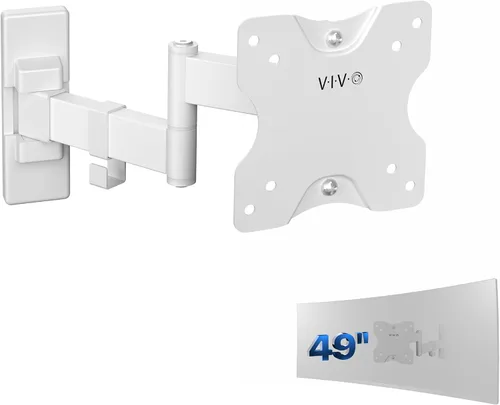 Miniatura 10 de VIVO Soporte de pared para monitor ultra ancho de movimiento completo, se adapta a pantallas ultra anchas de hasta 49 pulgadas y 44 libras, brazo
