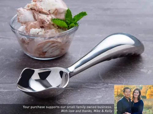 Miniatura 5 de Midnight Scoop - Cuchara de helado ergonómica de acero inoxidable Resistente, fácil de usar y apta para lavavajillas Grado profesional, diseño