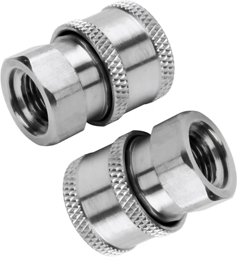 Miniatura 6 de Beduan Adaptador de Lavadora a Presión de Acero Inoxidable 3/8" NPT Macho Conector Rápido Juego de Sociador con Enchufe de QC, 5000 PSI