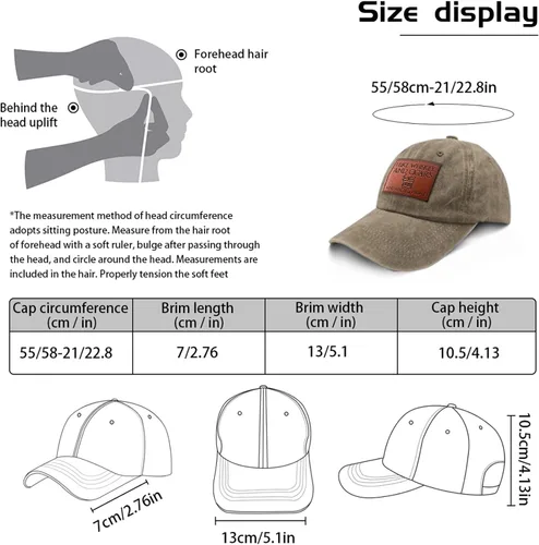 Miniatura 173 de Philysonic Funny Hat I Like Whisky and Cigars and Maybe 3 People Sombreros para Hombres Gorras de Béisbol Gorras Ajustables