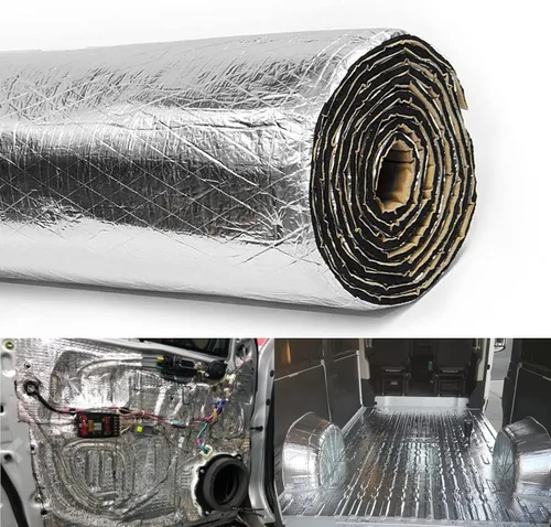 Alfombrilla amortiguadora de sonido de coche de 200 mil 36.16 pies cuadrados, aislamiento de ruido y escudo térmico, celda cerrada, espuma de