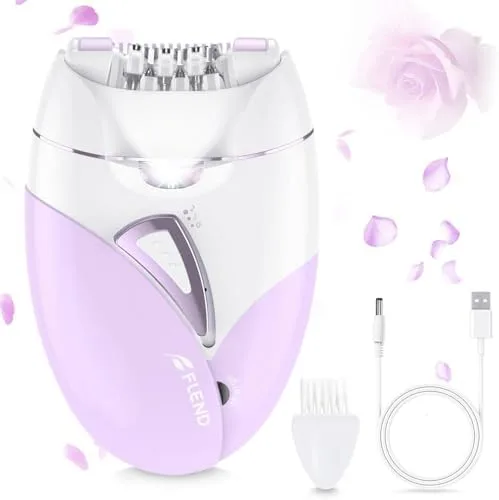 Depiladora, depiladora para mujeres, depilación facial para mujeres, recargable, dispositivo de eliminación de vello de 2 velocidades con 36 pinzas,