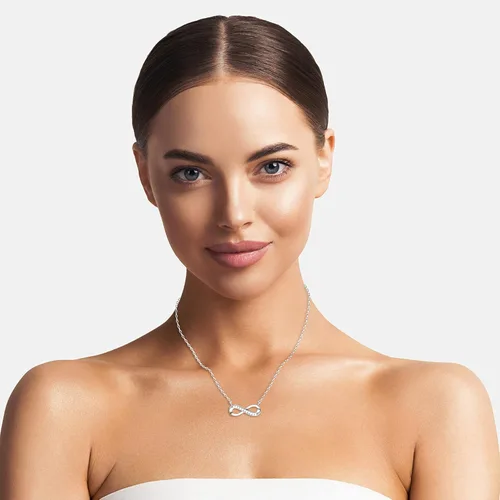 Miniatura 2 de Sofia Milani - Collar de plata 925 para mujer - con circonitas - Colgante infinito - 50208 Plata esterlina
