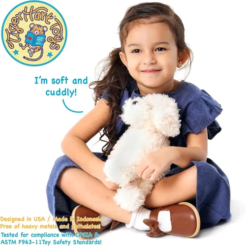 Miniatura 3 de TigerHart Luka The Labradoodle - Peluche de Animal de Peluche Perro Labradoodle de 12 pulgadas
