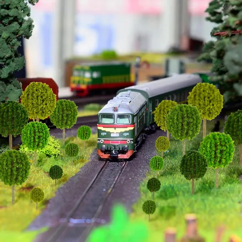 Miniatura 5 de 24 piezas de mini árboles modelo mixtos arbustos grupos de vegetación arbustos para modelo, tren, paisaje, arquitectura, árboles, modelo, paisaje