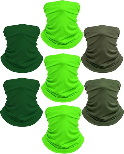 Miniatura 11 de Xeoxarel Neck Gaiter, 7 Pack Cooling UV Protection, Bandana Face Mask Scarf for Men and Women