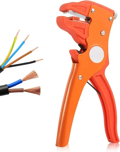 Miniatura 11 de Nuevo pelacables 2024, pelacables autoajustables, pelacables multifuncional crimpeador cortador de cables alicates 2 en 1 pelacables automático