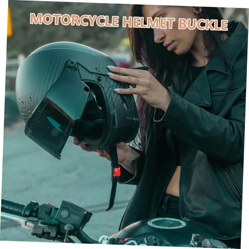 Miniatura 5 de Kit de accesorios para casco de motocicleta, clip de hebilla de liberación rápida para casco de 6 uds