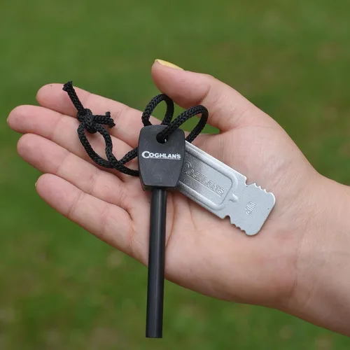 Miniatura 5 de Coghlan's Flint Striker Firestarter Herramienta para camping, senderismo, supervivencia de emergencia e encendido al aire libre - Varilla