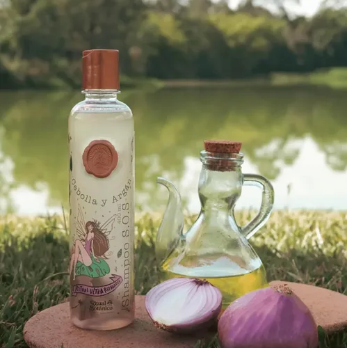 Miniatura 2 de Ritual Botanico Champú Ultra Reparador S.O.S de cebolla y Argán, sin sal ni sulfatos, natural, ayuda al crecimiento, repara cuero cabelludo