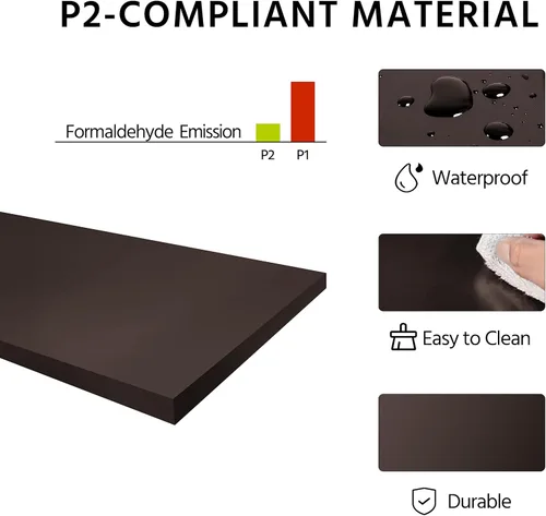 Miniatura 9 de Yaheetech Mesa consola con 3 estantes de almacenamiento, mesa de entrada de 3 niveles, estantería larga estrecha lateral para sofá para pasillo