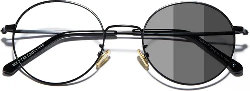 Miniatura 30 de Cyxus Gafas Redondas con Bloqueo de Luz Azul para Hombres y Mujeres, Marco de Alambre, Ultraligeras, Cómodas, para Oficina, Computadora