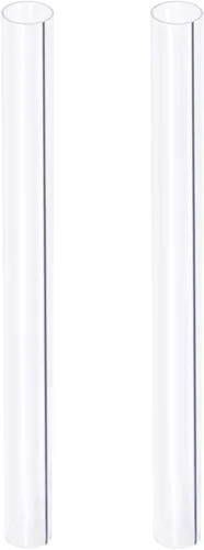 Miniatura 6 de Tubo de PVC transparente Tubo rígido de plástico Tubería redonda, [para iluminación, acuario, pecera] - 0.354 in de diámetro interior x 0.394 in