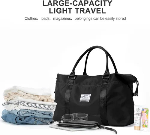 Miniatura 2 de Bolsa de viaje para gimnasio, bolsa de hombro para mujer, bolsa de hombro para fin de semana