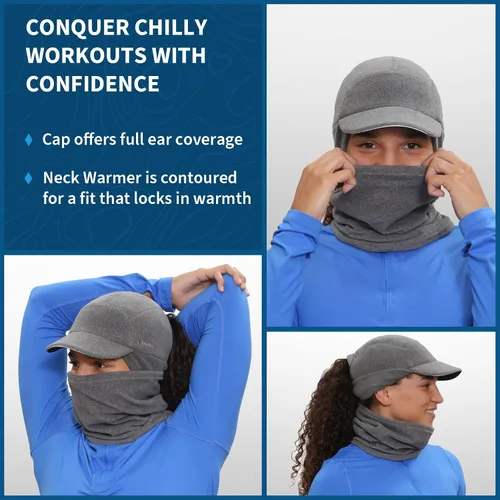 Miniatura 6 de TrailHeads Trailblazer Adventure - Juego de regalo para mujer con gorro de cola de caballo y calentador de cuello de micro