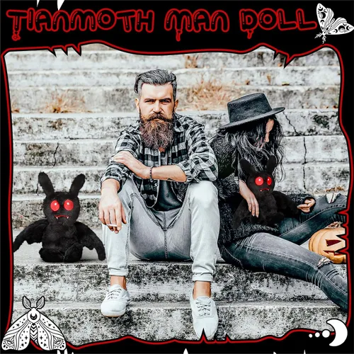Miniatura 4 de Jenaai Peluche de Mothman de 13.4 Pulgadas Gótico Espeluznante Animales de Peluche Mothman Decoración Accesorio de Disfraz Espeluznante Suministros