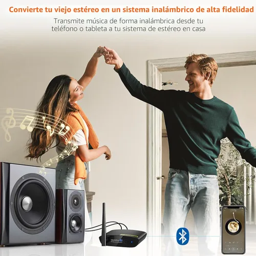 Miniatura 2 de 1Mii DS200Pro Bluetooth 5.3 Receptor para estéreo doméstico, adaptador de audio inalámbrico HiFi con LDAC, DAC integrado, largo alcance, salidas