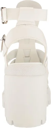 Miniatura 3 de Steve Madden Womens Cosmic Faux Leather Ankle Strap Gladiator Sandals