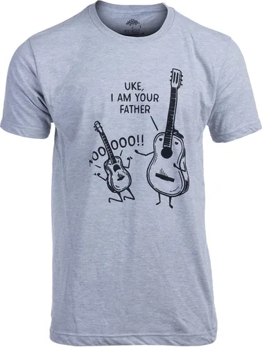 Uke, I am Your Father Camiseta divertida de ukelele Musician Saying, camiseta de guitarra y música de juego de palabras para hombre
