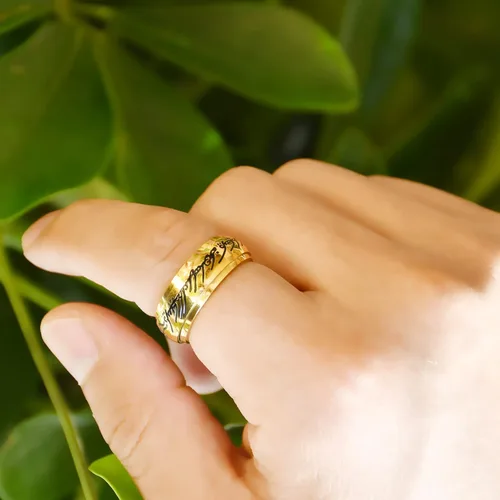 Miniatura 3 de Anillo de poder para hombres y mujeres, anillo para ansiedad de Lord of the Rings