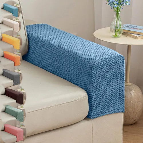 Miniatura 20 de Fundas para Brazos de Sofá y Fundas para Brazos de Sillón Juego de 2 - Protectores Elásticos para Reposabrazos de Sofá con Agarre Antideslizante