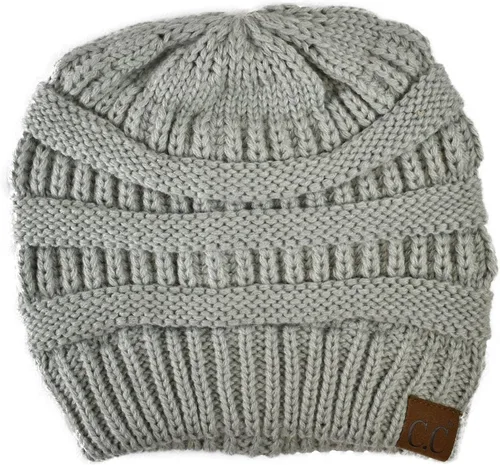 Miniatura 72 de C.C Trendy Warm Chunky Soft Stretch Cable Knit Beanie