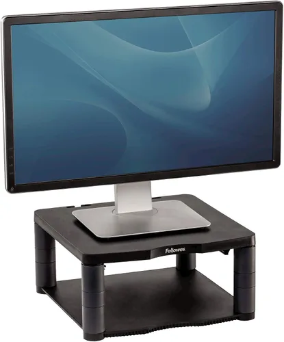 Miniatura 9 de Fellowes Soporte de monitor de altura ajustable de alta calidad, color Negro