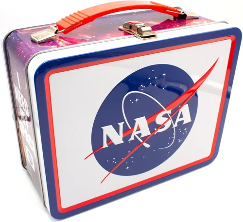 Caja divertida con logotipo de la NASA