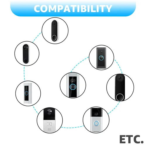 Miniatura 3 de Cable extra largo de 19.7 pies, transformador de timbre de 18V500mA compatible con timbres de video inalámbricos Ring, Nest, Eufy, Wyze, Arlo 24V