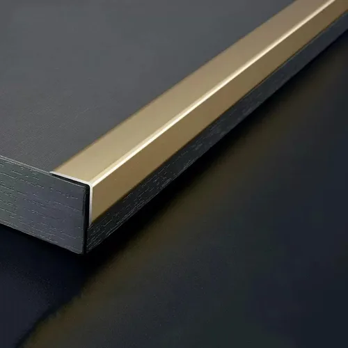 Miniatura 2 de GTPBAO Transición de umbral de alfombra y piso, tiras de aluminio para borde de escalera, umbral plano de sillín, extra estrecho 0.591 in