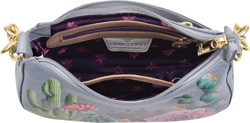 Miniatura 5 de Anuschka Hobo convertible pequeño pintado a mano para mujer