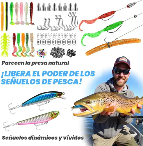 Miniatura 5 de PLUSINNO Mochila de pesca con combinaciones de caña de pescar y carrete, cajas de aparejos, mochila de aparejos impermeable para equipo de pesca