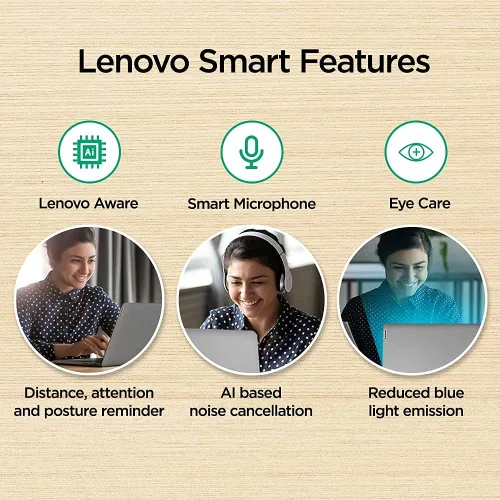 Miniatura 5 de Lenovo IdeaPad 1 - Computadora portátil, pantalla antirreflejante de 14 pulgadas, procesador Intel de cuatro núcleos, gráficos Intel UHD, memoria