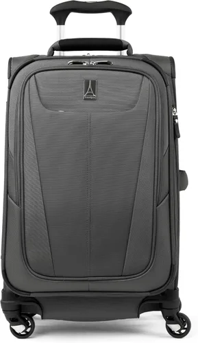 Miniatura 47 de Travelpro Maxlite 5 - Juego de 2 piezas de equipaje de mano de tela, expandibles con 4 ruedas giratorias, bolso blando para debajo del asiento, Negro