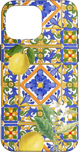 Miniatura 19 de Sicilian,Italian,Summer,Tiles,Citrus,Mosaic,Majolica Art Case for iPhone 17