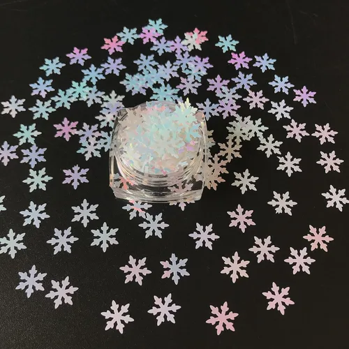 Miniatura 28 de Paquete de 0.35 onzas por paquete, astilla de 0.47 pulgadas con purpurina de huesos grandes, para festivales, rave, maquillaje, rostro, cuerpo