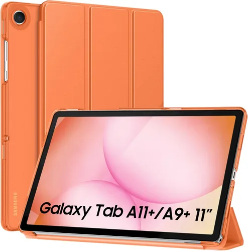 Miniatura 50 de MoKo Funda para Galaxy Tab A9+/A9 Plus de 11 pulgadas 2023, Funda Protectora Inteligente Delgada con Soporte y Carcasa Trasera Translúcida de PC