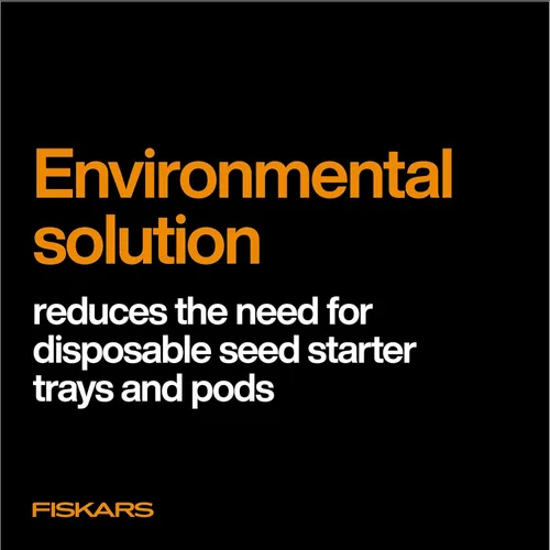 Miniatura 7 de Fiskars Molde para hacer bloques de tierra 340120-1001, color negro
