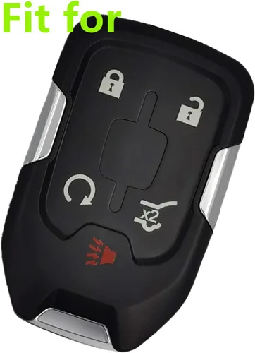 Miniatura 4 de Funda protectora para llavero inteligente para Chevrolet Silverado GMC Acadia Terrain Yukon Suburban Tahoe HYQ1AA 13584502 1551A-AA