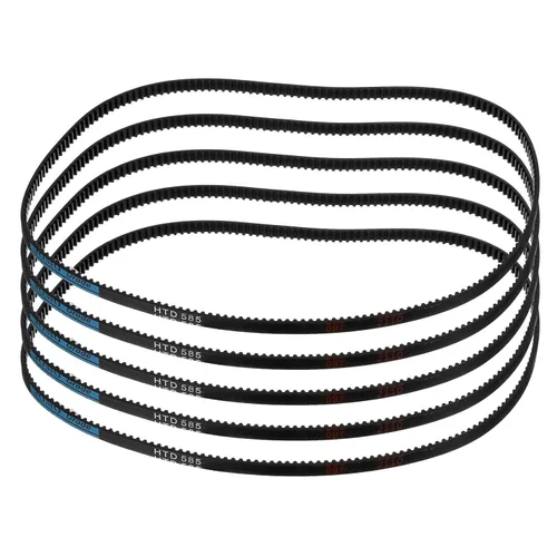 Miniatura 55 de uxcell 4pcs HTD-3M correa dentada de goma 60 dientes, 7.087 in de longitud de paso x 0.236 in de ancho x 0.094 in de altura, correa de distribución