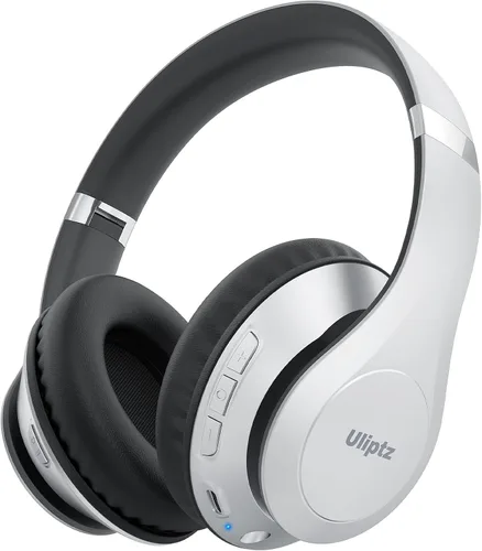 Miniatura 13 de Uliptz Auriculares Bluetooth inalámbricos, tiempo de reproducción de 65 horas, 6 modos de sonido EQ, auriculares estéreo de alta fidelidad sobre
