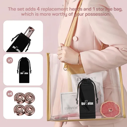 Miniatura 3 de Dispositivo de depilación, depilación facial para mujer - Gurelax depilador facial para mujer, depilación indolora/afeitado para barbilla, labio