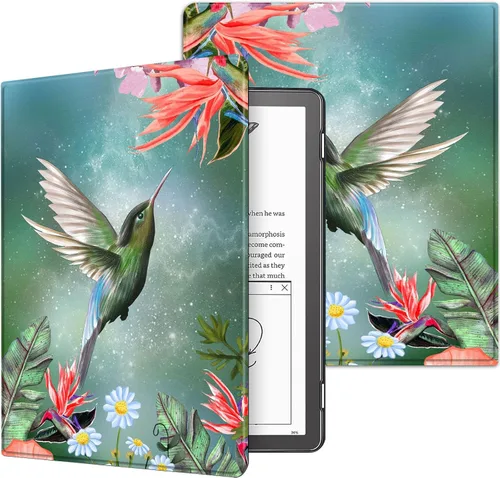 Miniatura 44 de Funda para Kindle básico de 6 pulgadas (11.ª generación), múltiples ángulos, piel sintética, delgada, con función de encendido y apagado automático