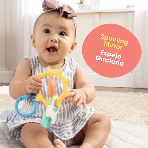 Miniatura 4 de BEBE FUERTE Strong & Sunny Juguete con Clip para Cochecito by Robin Arzon - Juguetes de Dentición para el Desarrollo del Bebé - Juguetes de Viaje