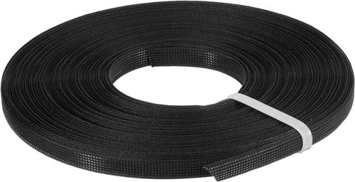 Miniatura 70 de uxcell Deshuesado para coser, 1 pieza de 5 yardas y 0.236 in – corsé de poliéster de alta densidad para vestido de novia, vestido de novia (negro)