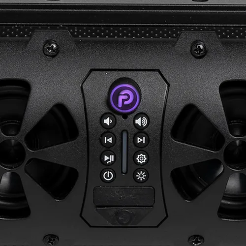 Miniatura 4 de Bazooka Barra de fiesta G3 Bluetooth de 16 pulgadas Potencia máxima de 450 vatios Luces LED Botón de fiesta para compartir música Altavoces