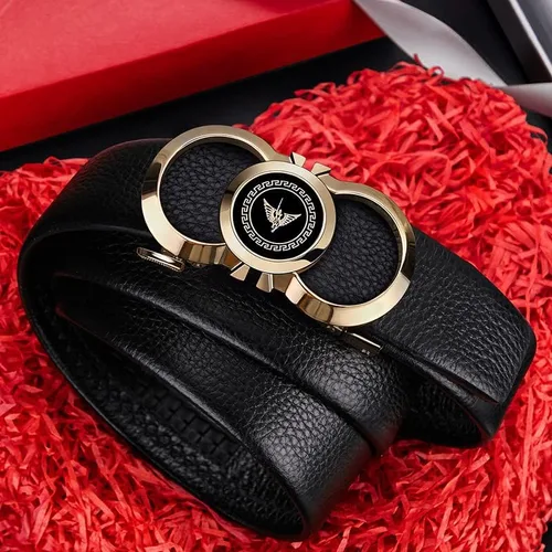 Miniatura 5 de VANNANBA Ratchet Leather Belt for MenFashion Belt Men Automatic Bucklewith Elegant Gift Box