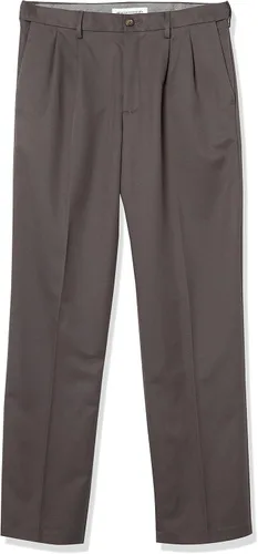 Miniatura 6 de Tienda Essentials Pantalón de vestir plisado de cintura expandible para hombre