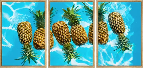 Miniatura 81 de wall26 Lienzo enmarcado para pared, juego de arte de hierbas, verduras y condimentos en madera, alimentos, fotografía cultural, realismo, paisaje